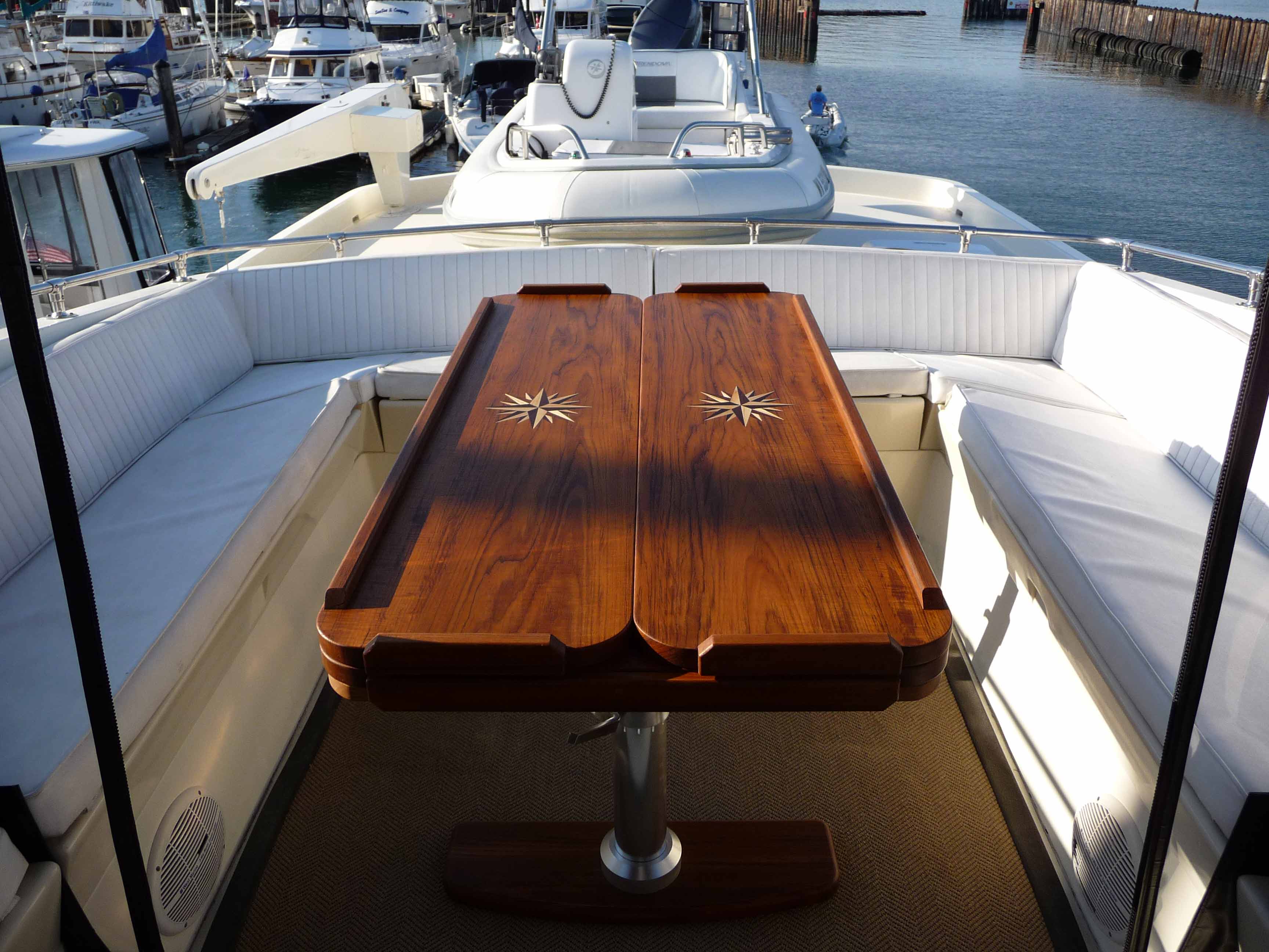 yacht saloon tables